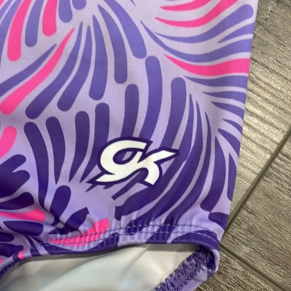 GK Everest Gymnastics pink and purple Leotard